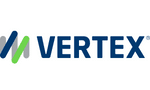 Evergent partnership with Vertex logo
